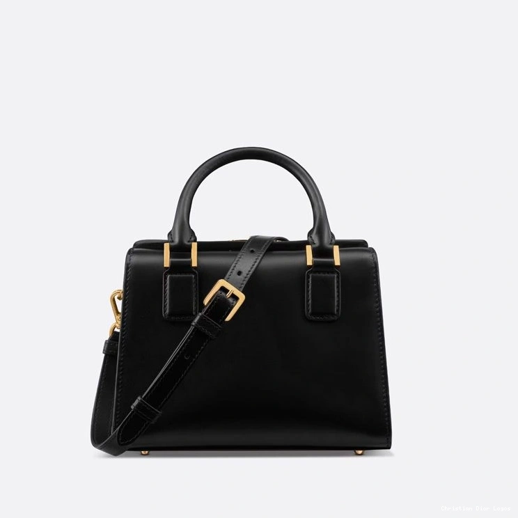 Cheap Box Dior Small Boston Bag Black Calfskin 0811 Luxury